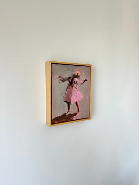 The Light . original painting framed and ready to ship