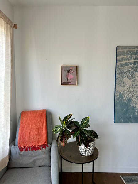 The Light . original painting framed and ready to ship