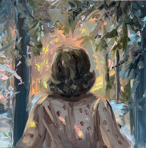 Through the Trees. original painting